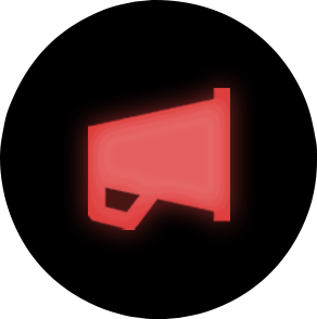 NeonRedAnnouncement emote for Discord