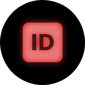 NeonRedID emote for Discord
