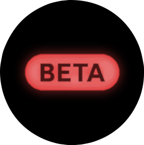 NeonRedBeta emote for Discord