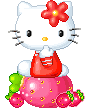 HelloKittyStrawberry emote for Discord