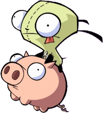 GirRidesPig emote for Discord