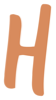 LetterH_Orange emote for Discord