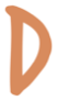 LetterD_Orange emote for Discord