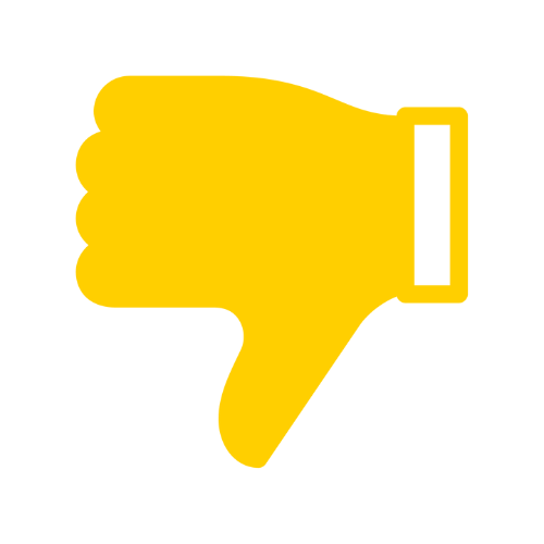 YellowThumbsDown emote for Discord