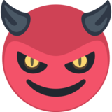 smilingfacewithhorns emote for Discord