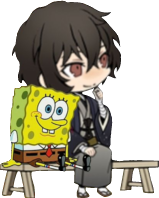 Dazai_n_Spongebob emote for Discord