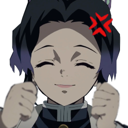 ShinobuPissed emote for Discord
