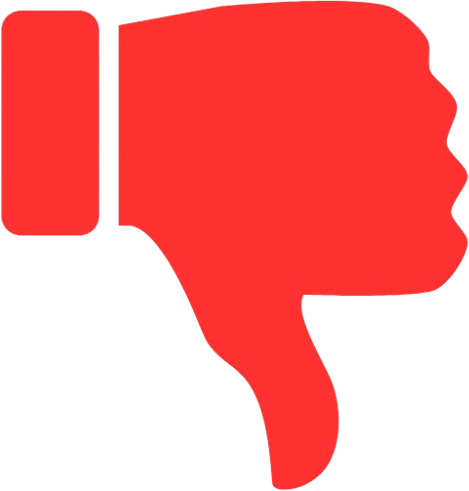 RedTumbsdown emote for Discord