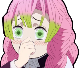 MitsuriShocked emote for Discord