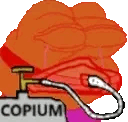Copium_Overdose_Pepe emote for Discord