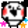 pixel_panda_excite emote for Discord