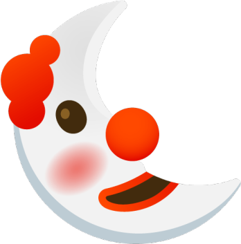 clown_moon emote for Discord