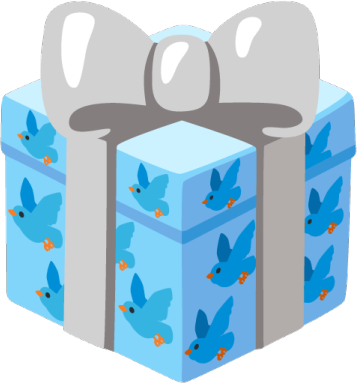 twitter_gift emote for Discord
