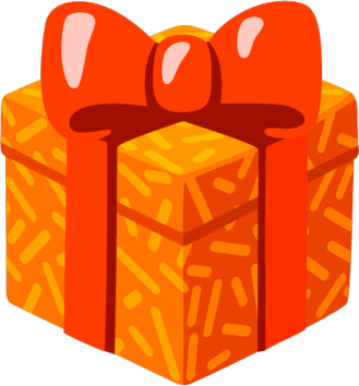 orange_gift emote for Discord