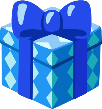 blue_gift emote for Discord