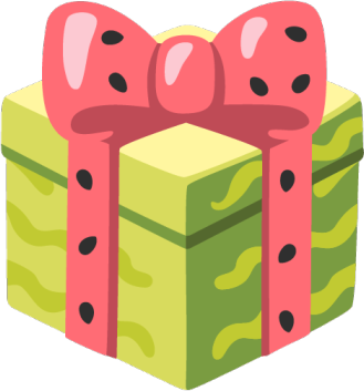 watermelon_gift emote for Discord