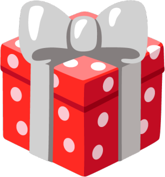 red_gift emote for Discord