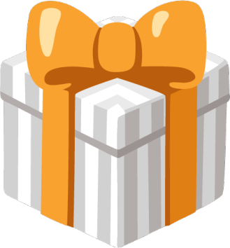 white_gift emote for Discord