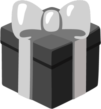 black_gift emote for Discord