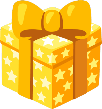 yellow_gift emote for Discord