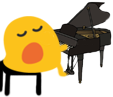 pianoblob emote for Discord