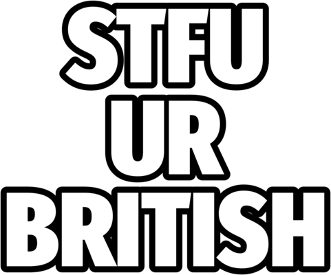 StfuUrBritish emote for Discord