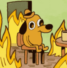 ThisIsFine emote for Discord