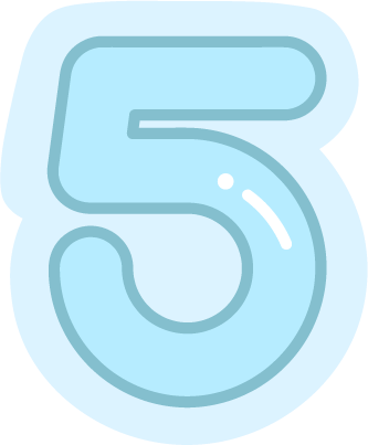number_5 emote for Discord