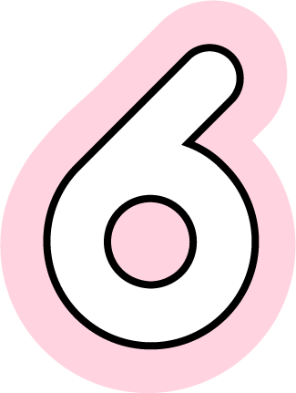 number_6 emote for Discord