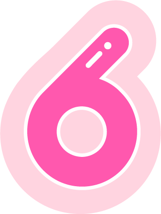 number_6 emote for Discord
