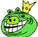 trollkingpig emote for Discord