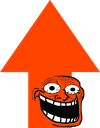 trollupvote emote for Discord