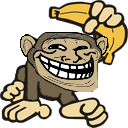 trollmonkey emote for Discord