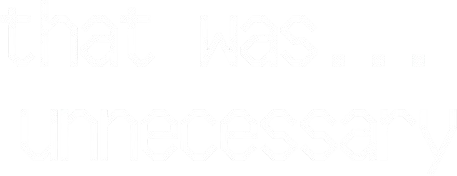 unnecessary static emote