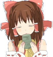 ReimuGreenTea emote for Discord