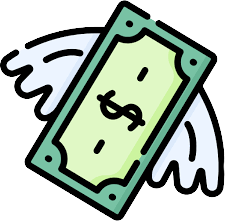 money_with_wings emote for Discord