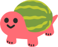 watermelon_turtle emote for Discord