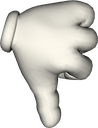 EmotiThumbsDown emote for Discord