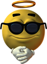 EmotiCoolAngel emote for Discord