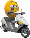 EmotiMotorcycle emote for Discord