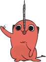 CSMPochitaWaving emote for Discord