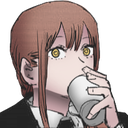 CSMMakimaSip emote for Discord