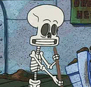 squidwardskull emote for Discord