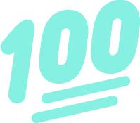 100 emote for Discord