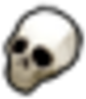 lowqualityskull emote for Discord