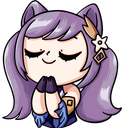 PrayKeqing emote for Discord
