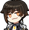 ZhongliSmug emote for Discord