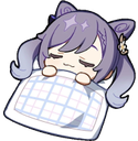 KeqingSleep emote for Discord