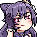 KeqingThink emote for Discord
