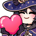 MonaHeart emote for Discord
